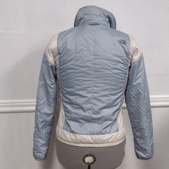 The North Face Women's Blue and Cream Ski Jacket ,Hikin,Snow. - Picture 6 of 16